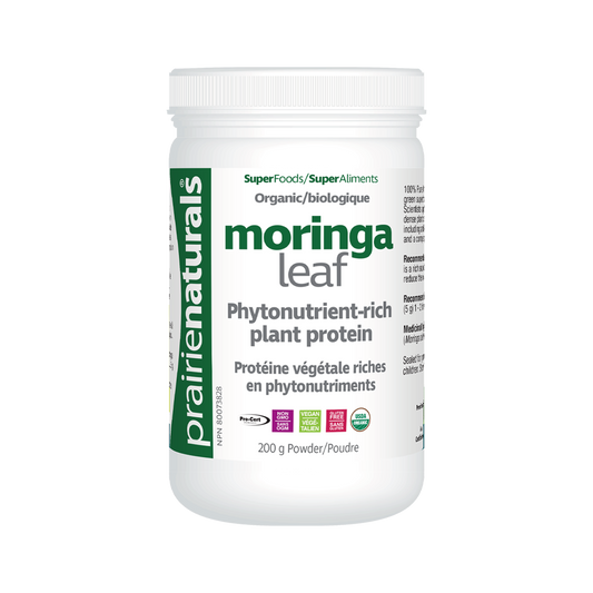 限時優惠 - Prairie Naturals Organic Moringa Leaf Powder 有機辣木葉粉 200g (平衡血糖，保肝，抗炎，改善貧血）Exp: 2026/01