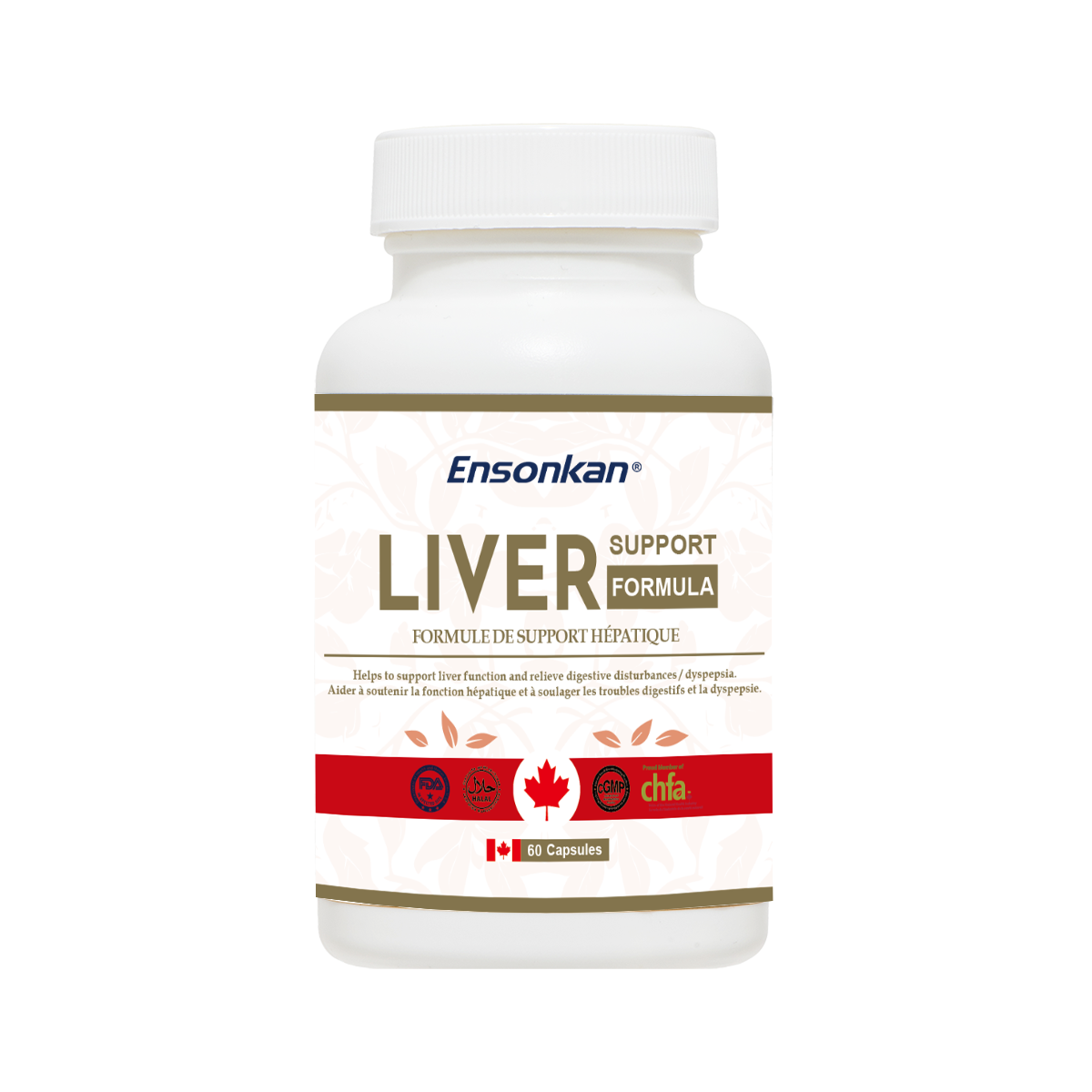 Ensonkan Liver Support Formula - 60 Capsules-安迅康 護肝寶-60粒