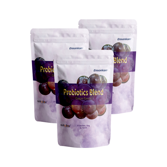 Ensonkan Probiotics Blend  (Grape Flavor) 複合益生菌粉劑 (葡萄味) -  30條/包 【3包裝】 Exp: 2025/03/19