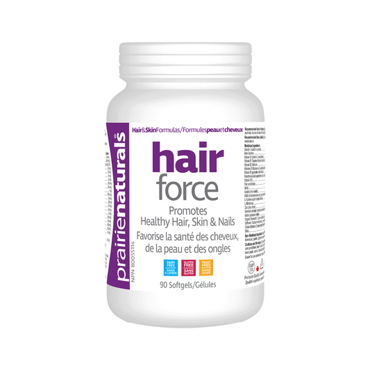 Prairie Naturals Hair-Force 髮勁配方 90粒  補充頭髮營養，強效防脫髮，刺激頭髮生長