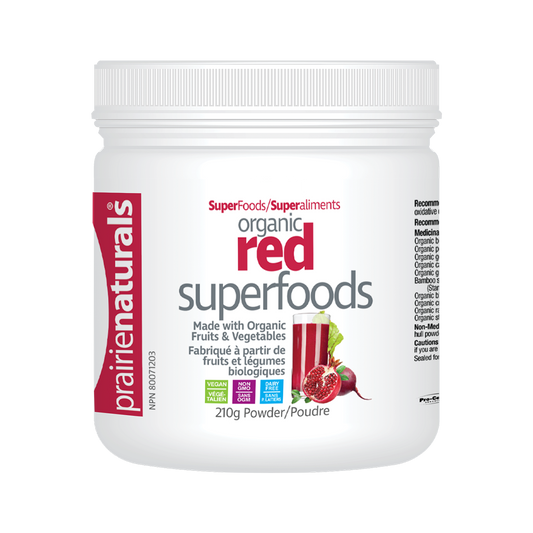 Prairie Naturals Organic Red Superfoods 有機紅色超級食物粉 210g (Exp: 2026/04)