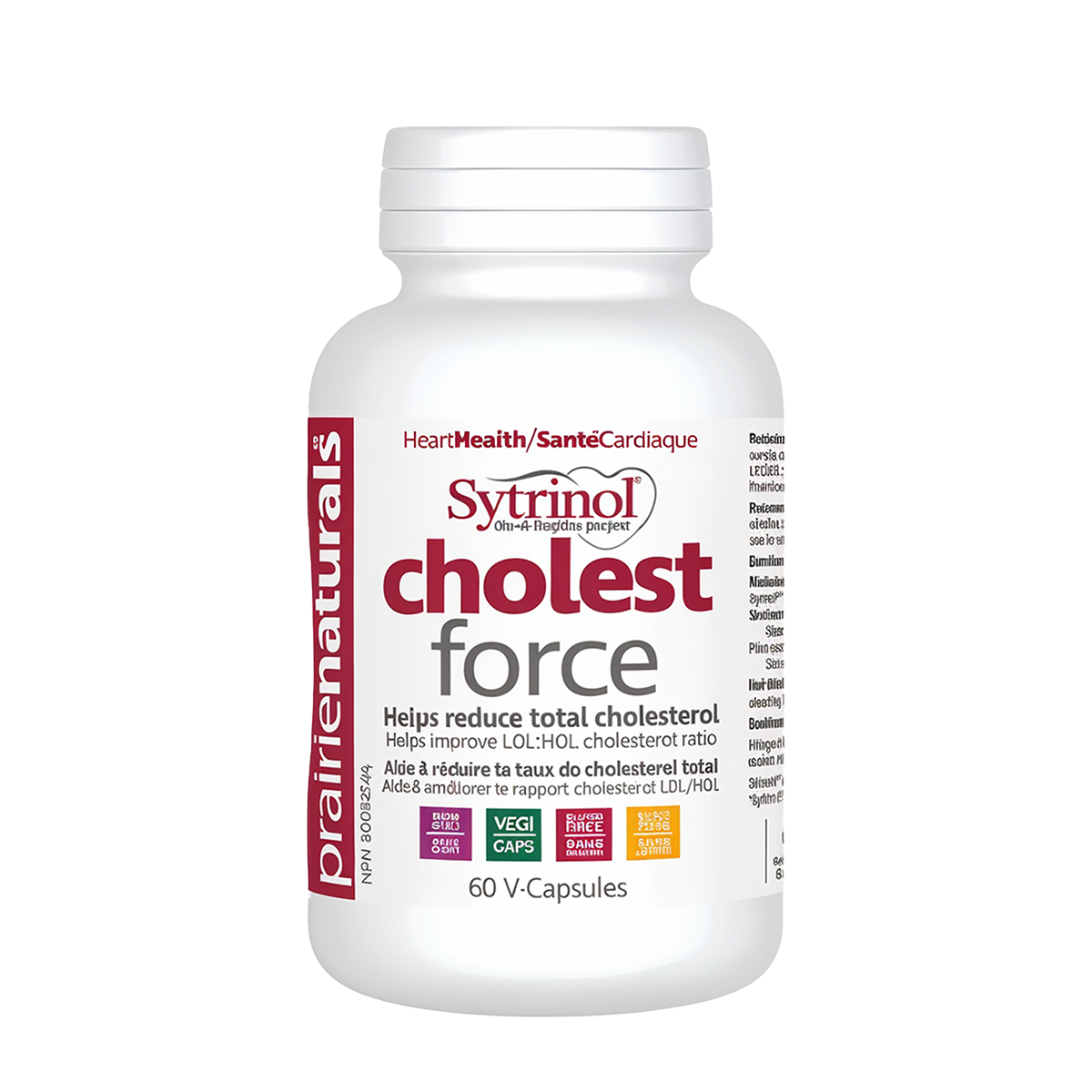 Prairie Naturals Sytrinol ® Cholest force V-Capsule 清醇靈 60粒  30天內降低膽固醇 (全新包裝）