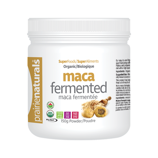 限時優惠-Prairie Naturals Fermented Organic Maca Wholefood Powder 有機發酵瑪卡粉 150g (提高男性能力活力，緩解女性更年期的症狀）