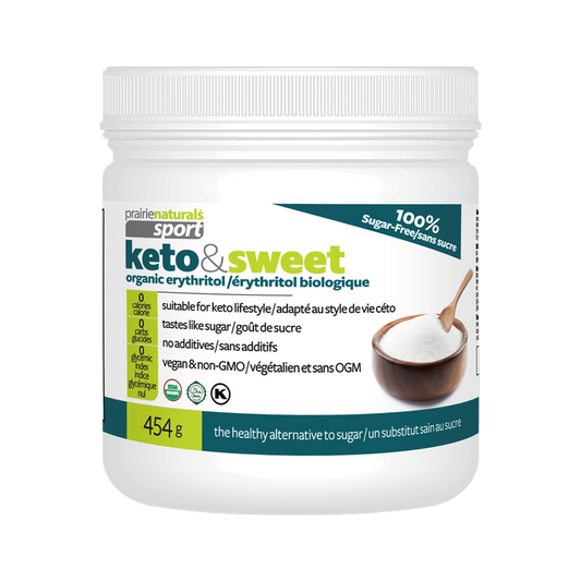 【最後優惠】 Prairie Naturals Keto & Sweet Organic 有機赤蘚糖醇 454g -       100% 天然、0 淨碳水化合物、 0 卡路里 , 適合減肥人士，生酮飲食人士￼(Exp: 2024/11)